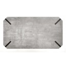 Стол журнальный HALMAR EMILY серый/черный, 110/60/42